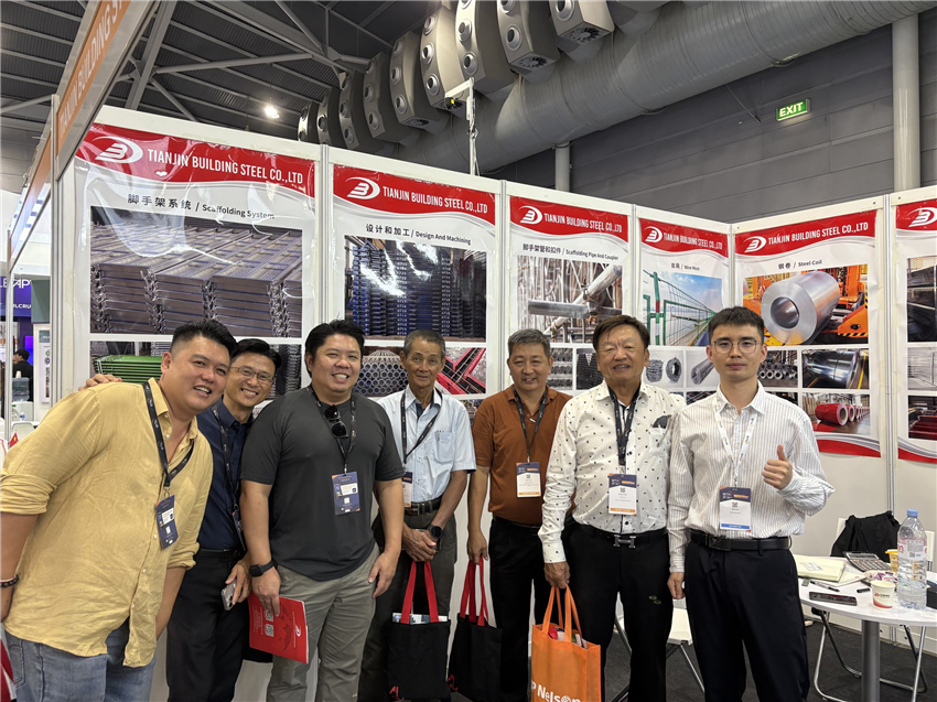 TIANJIN BUILDING STEEL CO.,LTD. Shines at the 2025 Singapore BTA Building Materials Exhibition